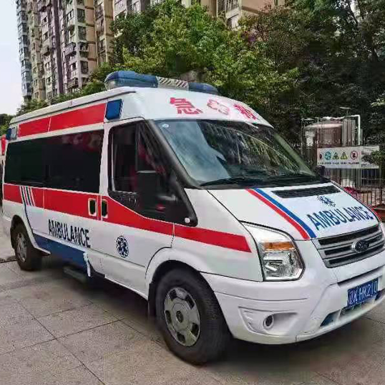 三门长途救护车护送病人返乡
